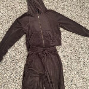 EXPRESS zip up hoodie and sweatpants